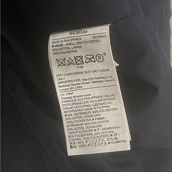 🔵5 For $15🔵 Banana Republic Brocade Black & Blue Mini Skirt With Pockets - Picture 6 of 6